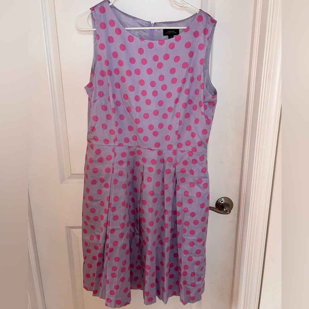 Tahari Poka Dot Dress!
